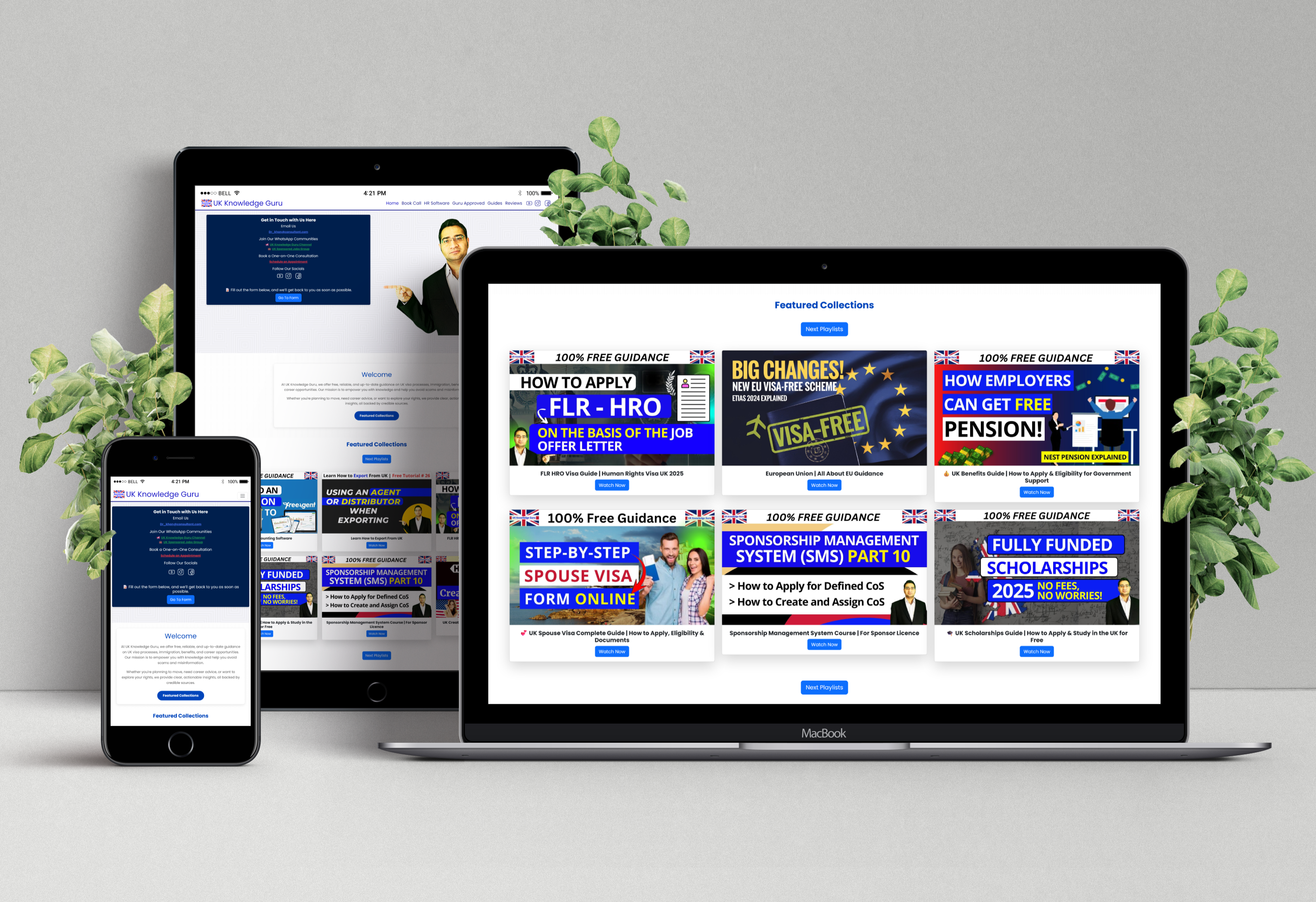 Uk Knowledge Guru Website Preview